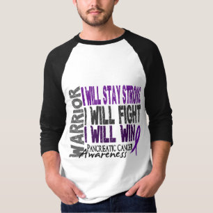T-shirt Guerrier de Cancer pancréatique