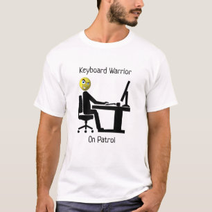 T-shirt Guerrier de clavier en patrouille