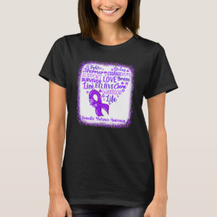 T-shirt Guerrier de combat guérit la violence domestique v