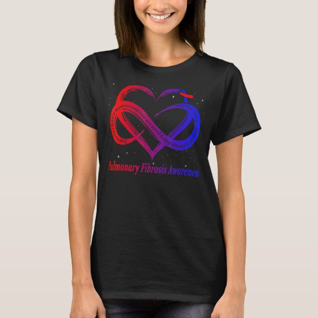 T-shirt Guerrier de fibrose pulmonaire (Devant)