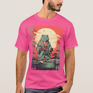 T-shirt Guerrier de grenouille Samurai Japonais Ninja Frog
