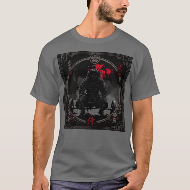 T-shirt Guerrier de gym samouraï  (Devant)