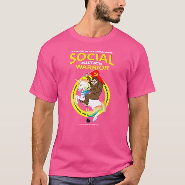 T-shirt Guerrier de justice sociale-2 (Devant)