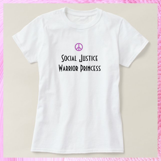 T-shirt Guerrier de justice sociale Princesse Tee (Créateur téléchargé)