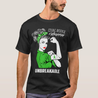 T-shirt Guerrier de la maladie coeliaque Conscience des ch