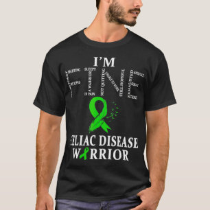 T-shirt Guerrier de la maladie coeliaque Je vais bien