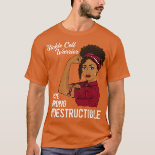 T-shirt Guerrier de la maladie de la faucille Indestructib