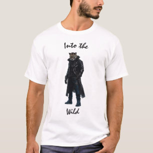 T-shirt guerrier de la Panthère sauvage