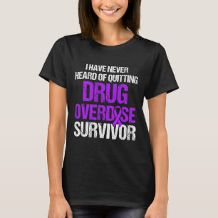 T-shirt Guerrier de la sensibilisation au surdosage de dro