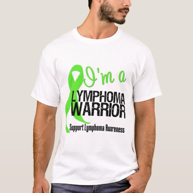 T-shirt Guerrier de lymphome (Devant)