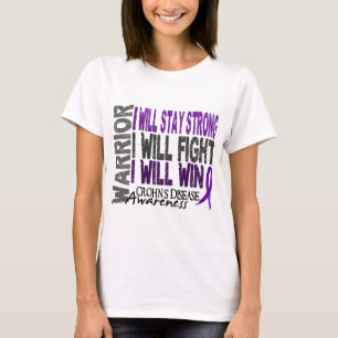 T-shirt Guerrier de maladie de Crohn