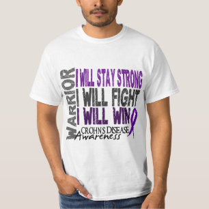 T-shirt Guerrier de maladie de Crohn