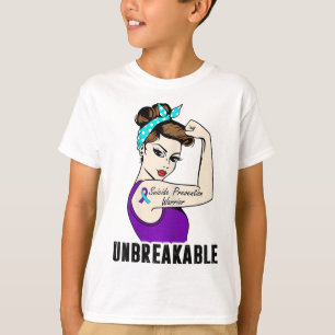 T-shirt Guerrier de prévention du suicide Incassable Parfa