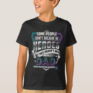 T-shirt Guerrier de prévention du suicide - Je porte le vi