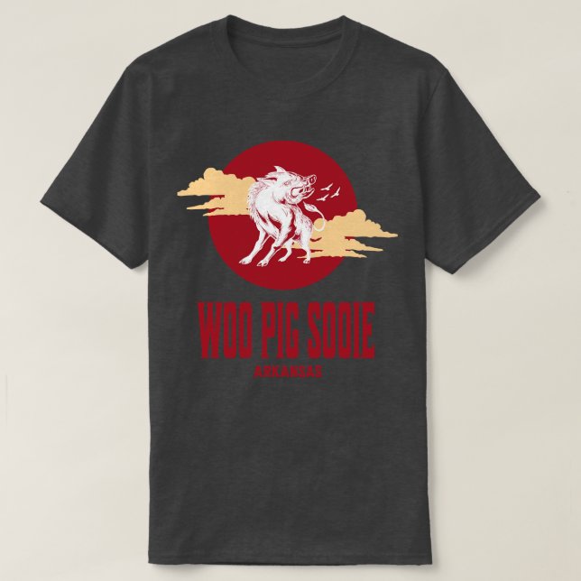 T-shirt Guerrier de Razorback (Design devant)
