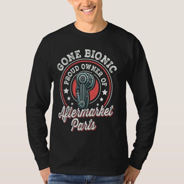T-shirt Guerrier de remplacement de l'épaule bionique (Devant)
