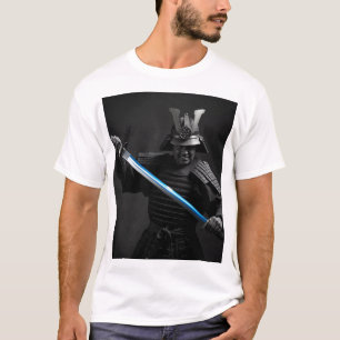 T-shirt Guerrier de Samouraï sans peur - Charcoal Art of H