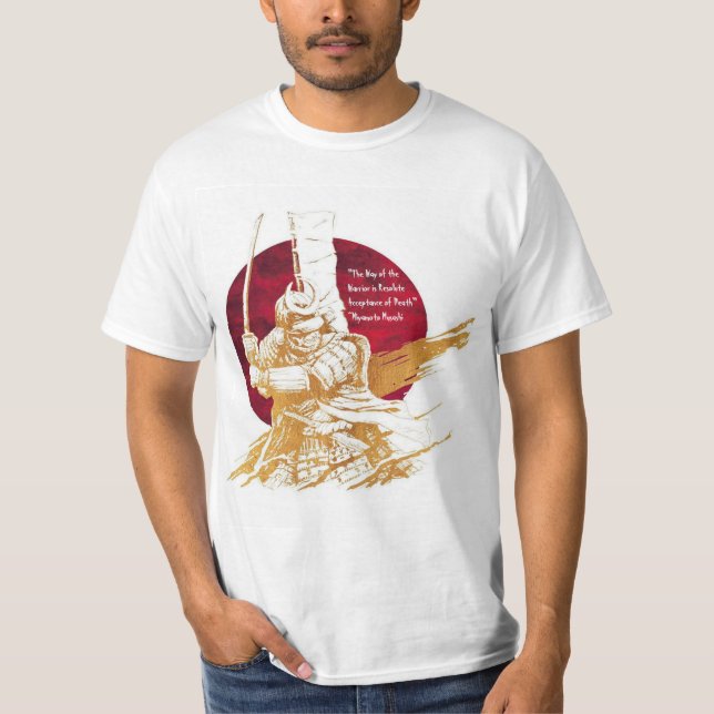 T-shirt guerrier de Samurai (Devant)