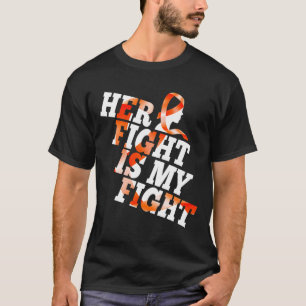 T-shirt Guerrier de sensibilisation à la leucémie Son comb