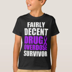 T-shirt Guerrier de sensibilisation à la surdose de drogue