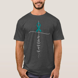 T-shirt Guerrier de sensibilisation au cancer de l'ovaire 