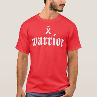 T-shirt Guerrier de sensibilisation au cancer du poumon Ri