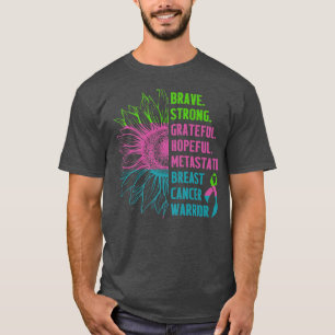 T-shirt Guerrier de sensibilisation au cancer du sein méta