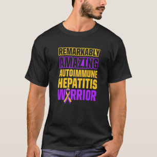 T-shirt Guerrier de survivant de l'hépatite auto-immune 16
