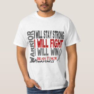 T-shirt Guerrier de tumeur cérébrale