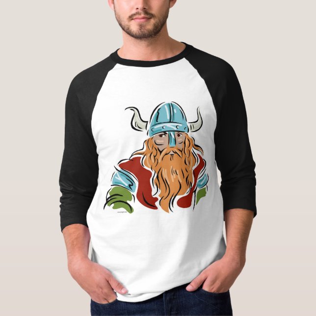 T-shirt Guerrier de Viking (Devant)
