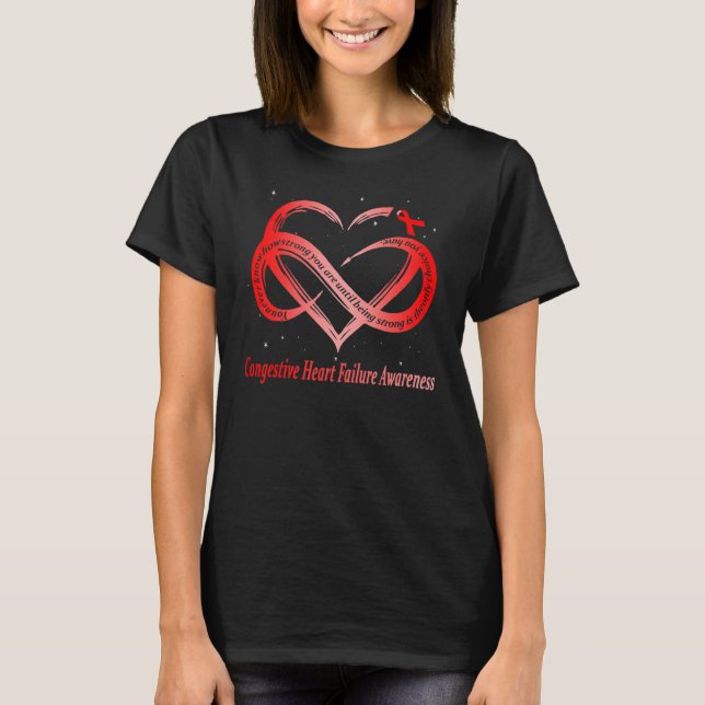 T-shirt Guerrier d'échec cardiaque congestif (Devant)