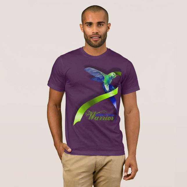 T-shirt Guerrier d'hypertension et indicateur de pression (Devant entier)