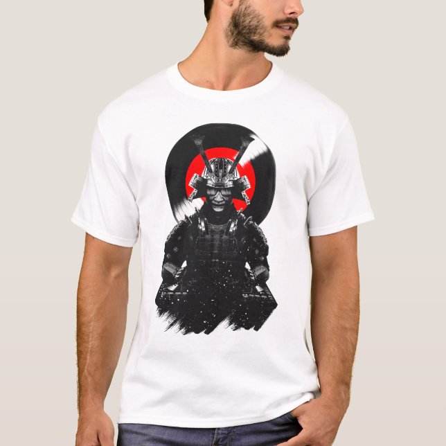 T-shirt Guerrier Dj samouraï (Devant)