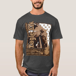 T-shirt Guerrier d'Oglala Lakota d'élans d'Eagle