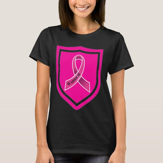 T-shirt Guerrier du cancer du sein (Devant)