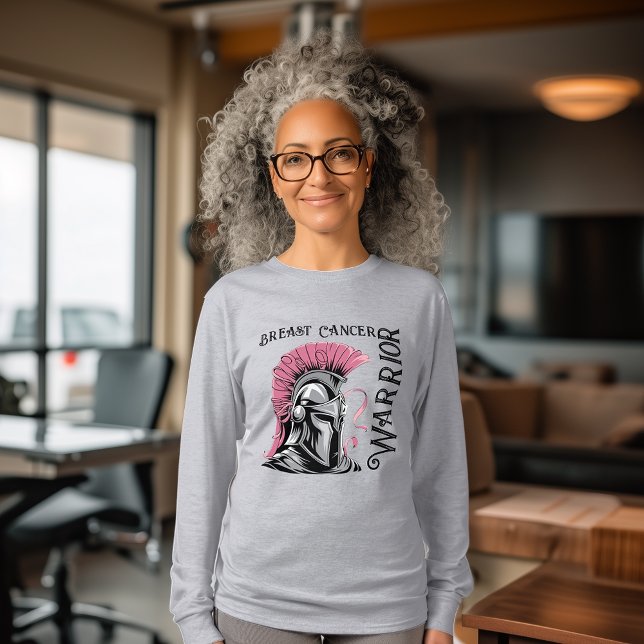 T-shirt Guerrier du cancer du sein (Créateur téléchargé)