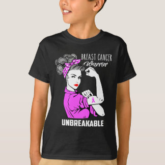 T-shirt Guerrier du cancer du sein Un cadeau de sensibilis