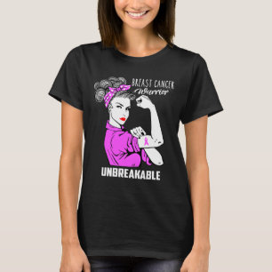 T-shirt Guerrier du cancer du sein Un cadeau de sensibilis