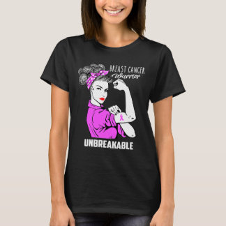 T-shirt Guerrier du cancer du sein Un cadeau de sensibilis