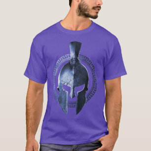 T-shirt Guerrier du casque spartiate Sparta Grec Gladiator