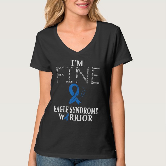 T-shirt Guerrier du syndrome d'Aigle Im Fine (Devant)
