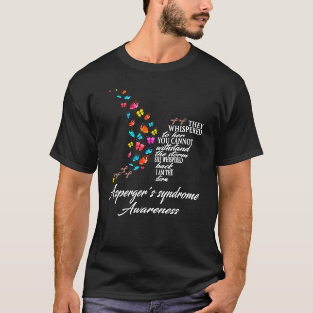 T-shirt Guerrier du syndrome d'Aspergers (Devant)