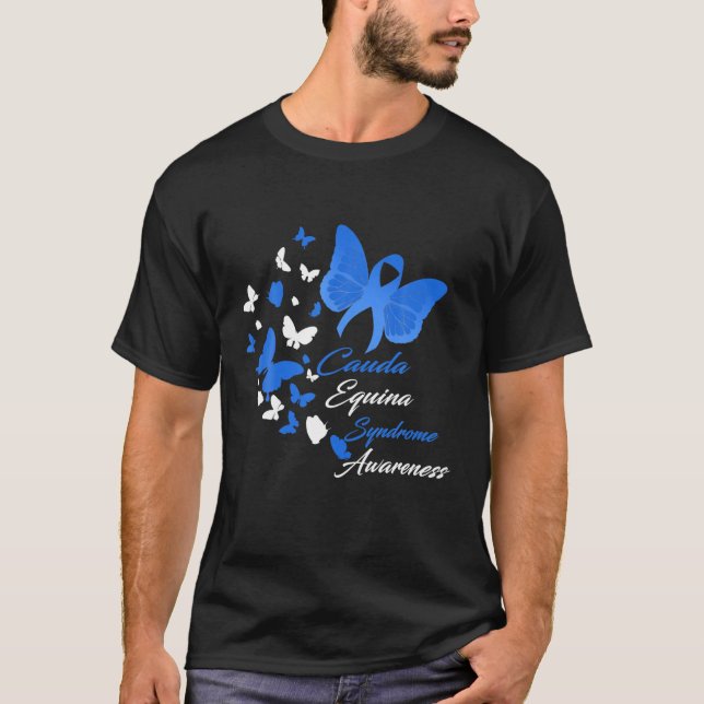 T-shirt Guerrier du syndrome de Cauda Equina (Devant)