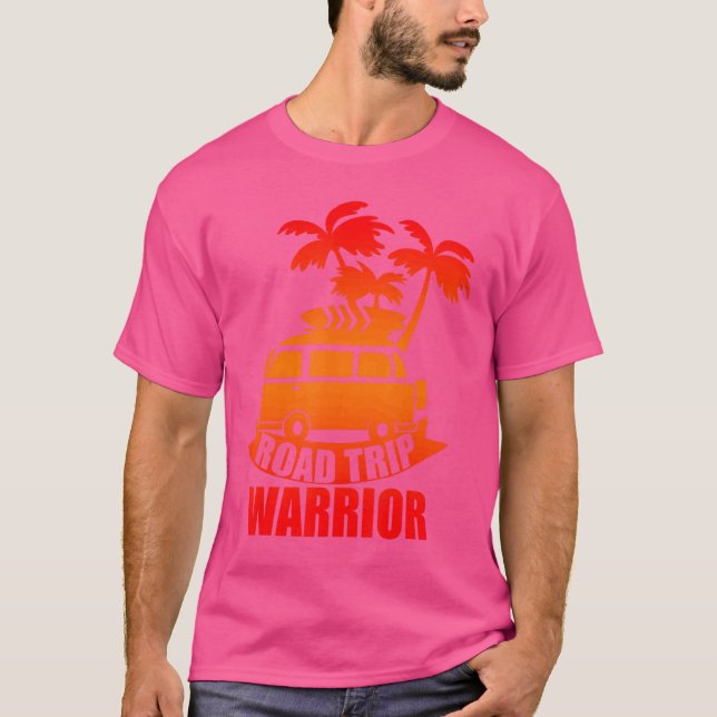 T-shirt Guerrier du voyage routier (Devant)