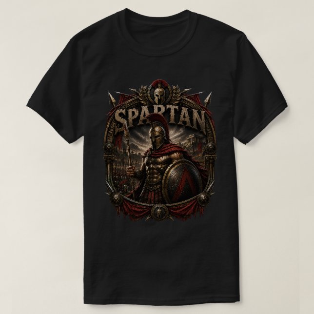 T-Shirt Guerrier Elite Spartan (Design devant)