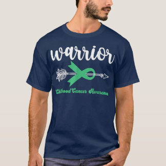 T-shirt Guerrier Enfance Cancer Sensibilisation Soutien fo
