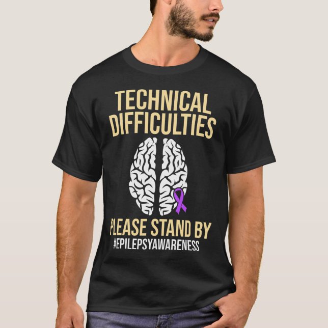 T-shirt Guerrier Epileptique Technique de Sensibilisation  (Devant)