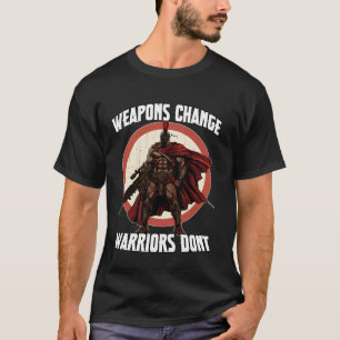 T-shirt guerrier épique - soldat spartiate Hoplit Molon La