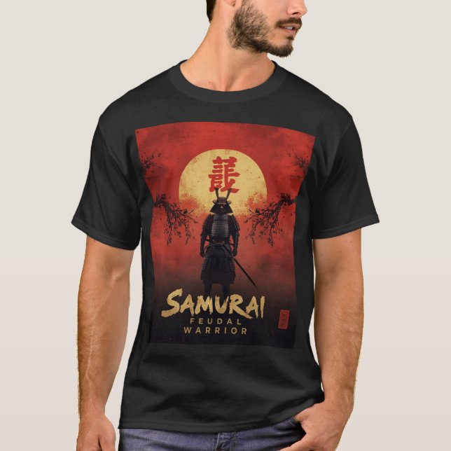 T-shirt Guerrier féodal samouraï 1X00003 (Devant)