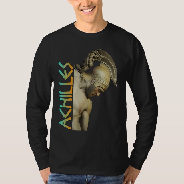 T-shirt Guerrier grec d'Achille (Devant)